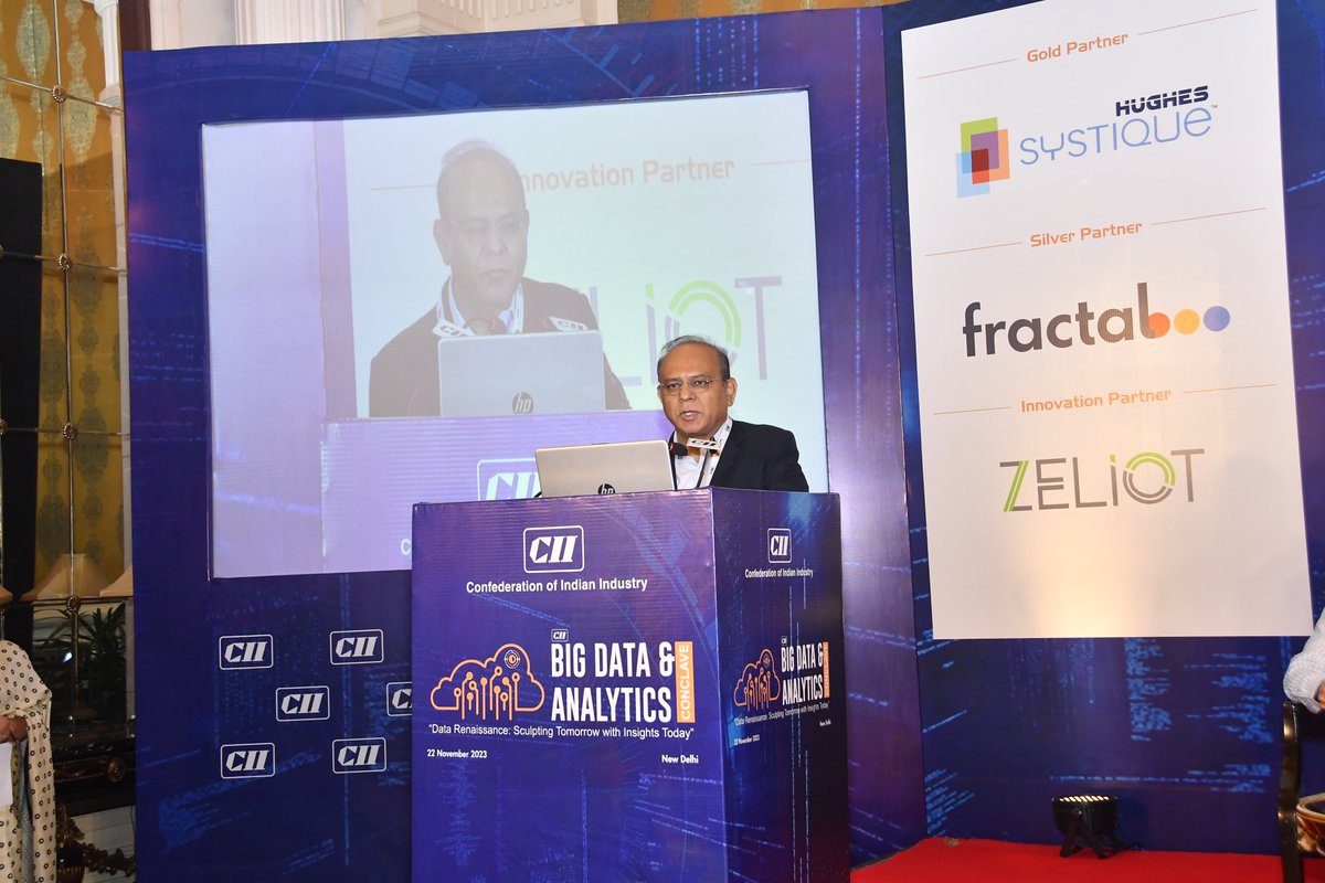 SystiqueStories's tweet image. The conclave was held at Leela Palace, Delhi with participation from organisations like Microsoft India, Infosys, IBM India, SAP India among others.

#SystiqueSolutions #DataAnalytics #AI #ML #IoT #Edge #Streaming #DataManagement #Visualisation #DL #DigitalEngineering #HSC

2/2