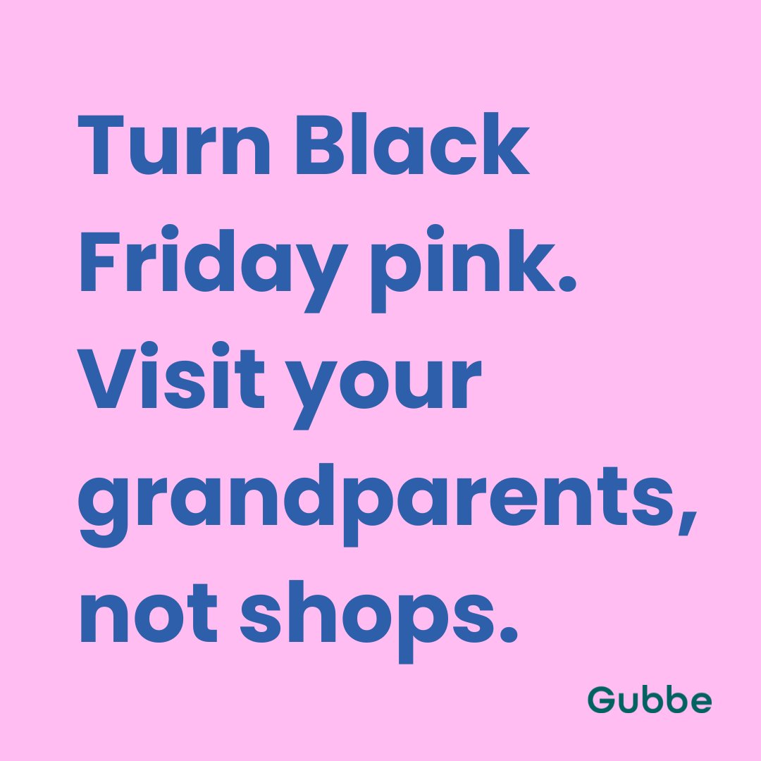 What if you visited your loved ones instead of going shopping? Surprise them with a visit or a call! It would surely brighten their day💗