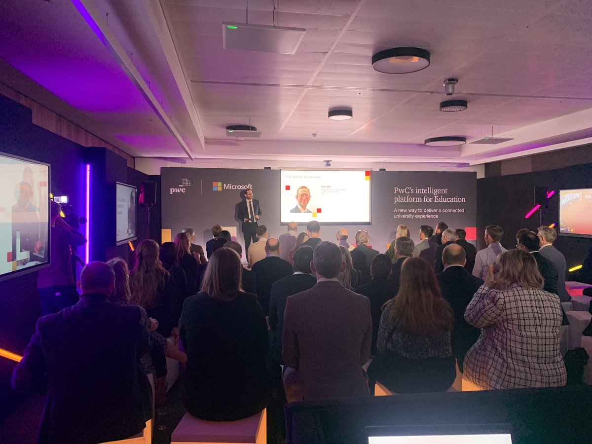 A few highlights from the fantastic launch event of our intelligent platform for education yesterday! I’m so proud of our team, clients and partners who have worked so hard to make this happen @PwC_UK