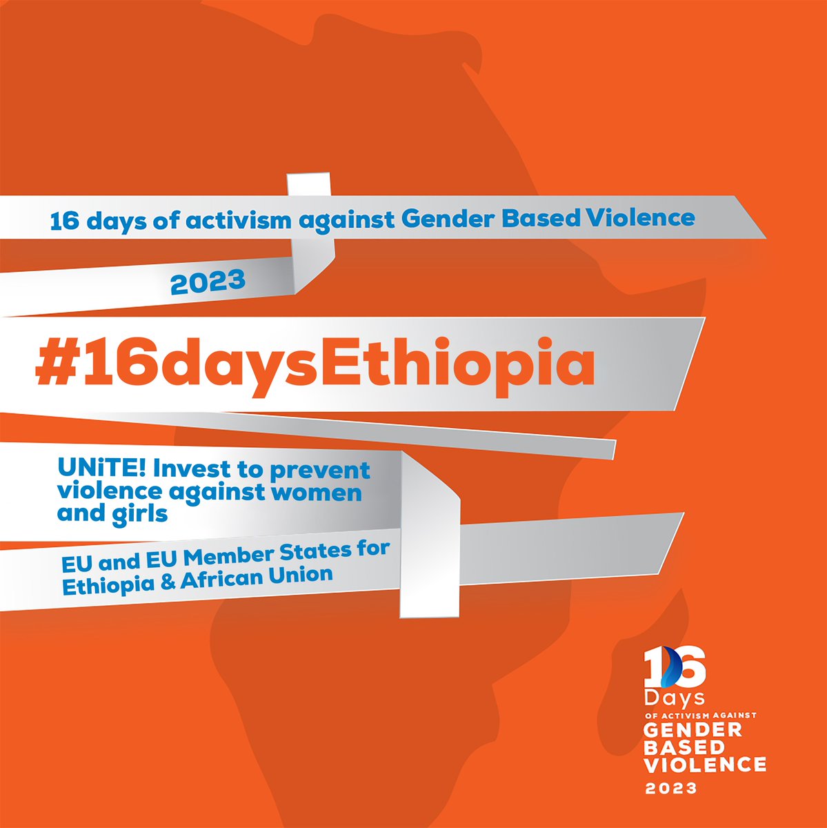 EUinEthiopia's tweet photo. #women እና #girls ላይ የሚደርሰው ጥቃት በአለም አቀፍ ደረጃ በስፋት የሚፈጸም የሰብአዊ መብት ጥሰት ነው። በ #16Days of Activism against #GBV ቅስቀሳ ላይ #GBVን እንዋጋለን።
በ #HumanRightsApproach #16daysEthiopia #NoExcuse #AUEU #OrangeTheWorld https://t.co/soMwPrECuM