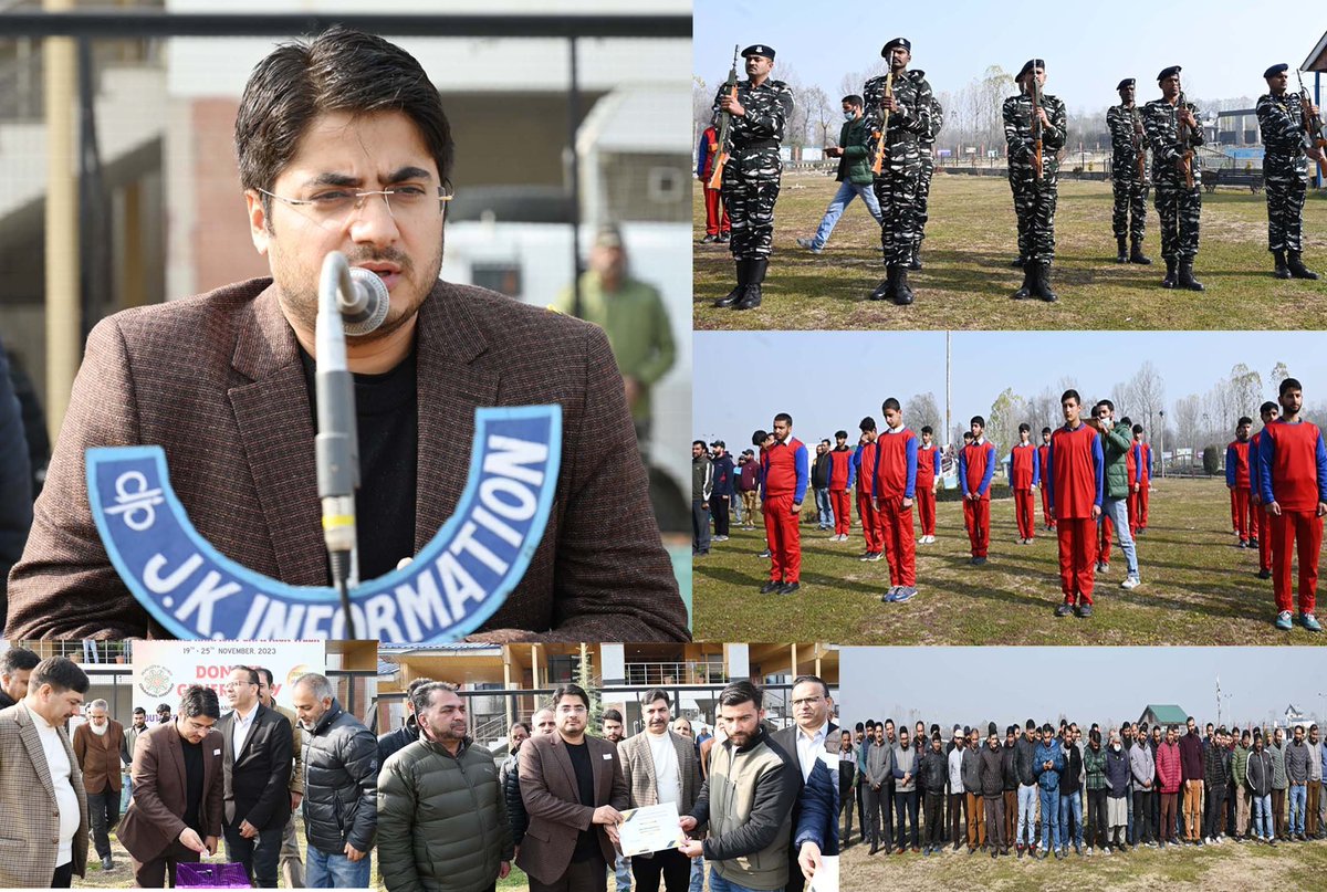 ddnewsSrinagar's tweet photo. #Communalharmonyweek
Flag Day or Fund Raising Day  organised today at Shopian.
Financial assistance provided to violence hit children under RMV.
 
@FazLulhaseeb 
@Informationspn https://t.co/nwKmiK6HqS
