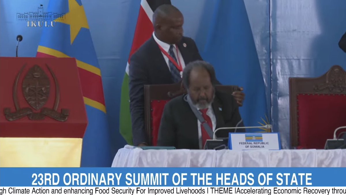 KFoodhaadhi's tweet photo. Today, #Somalia has officially joined the East African Community (EAC). It becomes the 8th member country of the EAC. https://t.co/c9NYBZfdJm