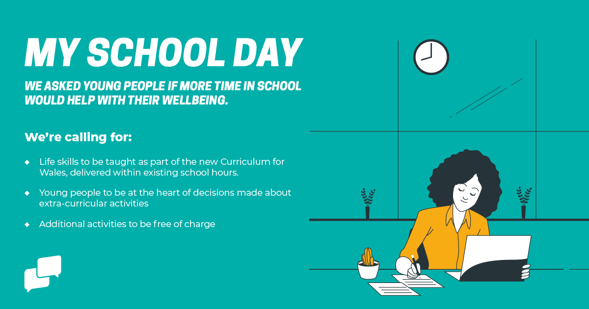 WelshYouthParl's tweet photo. 👏 1,500 young people took part in our My School Day survey. Your responses help us tell @WelshGovernment what young people think.

Read our full report to see what we found and read everything we’re going to recommend to the Welsh Government: https://t.co/uGZZVV037N https://t.co/dwEWZIzRh5