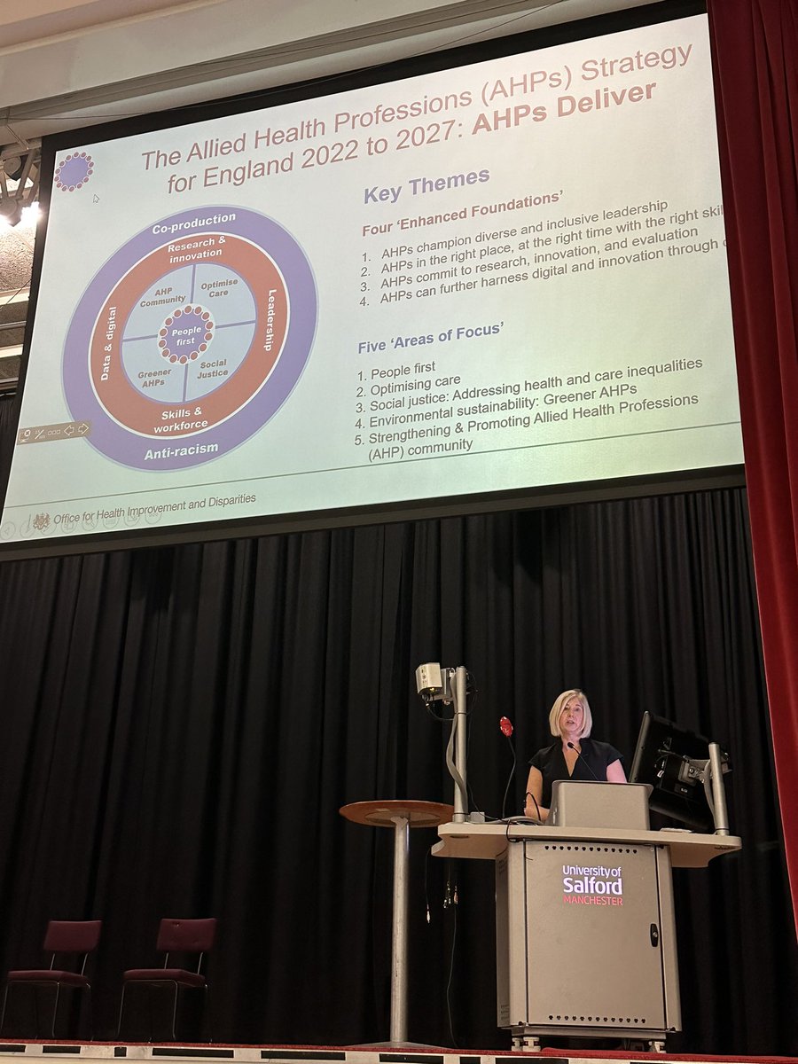 A wonderful opening speech from todays keynote speaker <a href="/HindleLinda/">Linda Hindle OBE</a> 

Todays sessions have been insightful and left us with plenty of food for thought to further develop our professional practice. 

Now onto the afternoon speakers. Including us (eeeek) 

<a href="/SalfordPH/">Salford PublicHealth</a> <a href="/UoS_HealthSoc/">UoS Health & Society</a>