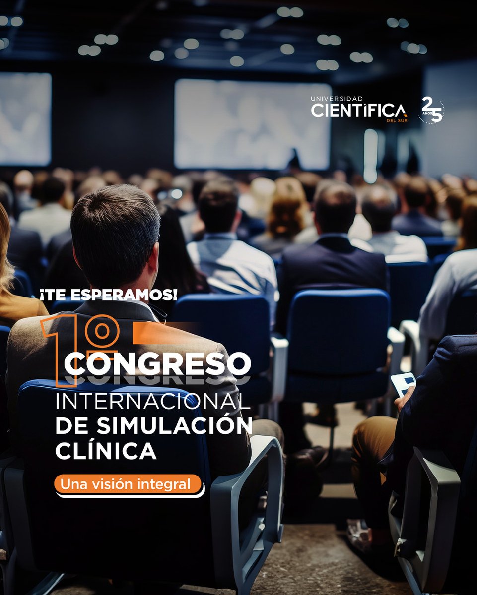 ASPEFAM's tweet photo. ☑️¡Este 1 y 2 de Diciembre es el 1er Congreso Internacional de Simulación Clínica en la Universidad Científica del Sur!🖥️👨🏻💻
#ucsur #cientificadelsur #congreso #simulacionclinica Universidad Científica del Sur https://t.co/Hdjn22Jt1B
