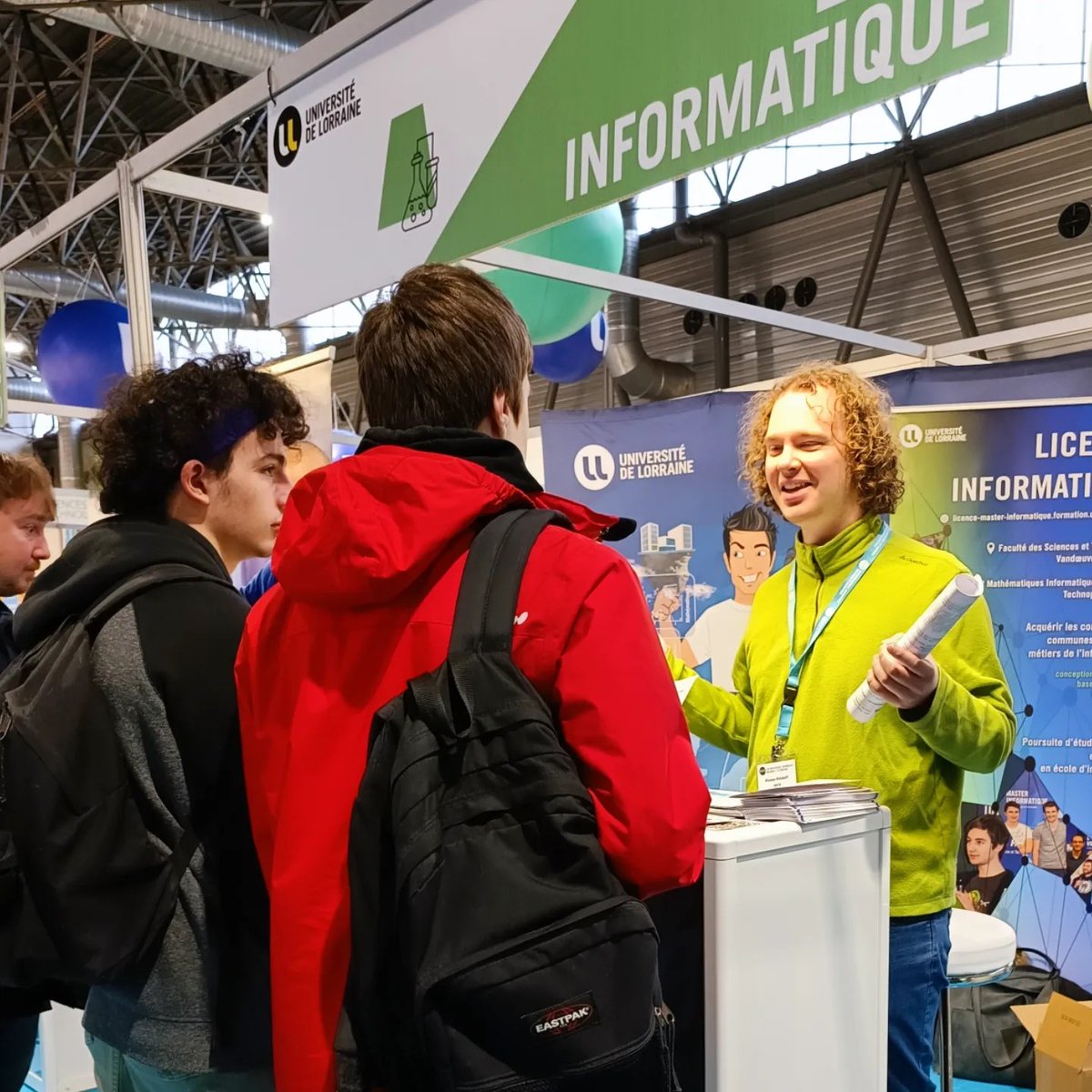 FstNancy's tweet photo. Futurs bacheliers, futurs étudiants, venez poser toutes vos questions aux enseignants et étudiants des nombreux cursus de @fstnancy et @Univ_Lorraine jusqu'à samedi 25/11 de 9h à 17h au salon #Oriaction au Parc des Expos de @Vandoeuvre
#FormationUL #Postbac #Parcoursup https://t.co/fQTbcLelFl
