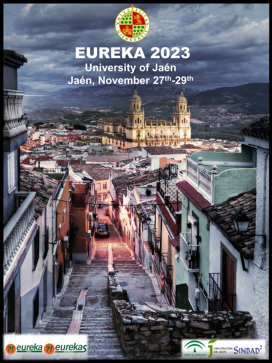 Eveything ready for the International Workshop on Artificial Intelligence and Analytics - Eureka 2023 (27-29 November) organized by <a href="/sinbad2uja/">sinbad2</a> <a href="/ujaen/">Universidad de Jaén</a>