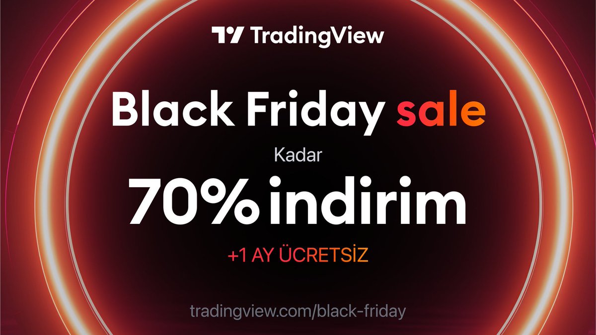 🎉ÇEKİLİŞ / GIVEAWAY 🎊

Tradingview Black Friday'e özel güzel bir indirim yapmış ve bunu kutlamak için de bir takipçime 

1 yıllık Premium aboneliği hediye edecek

Katılım basit, süre kısa

✅<a href="/tr_tradingview/">TradingView Türkiye 🇹🇷</a> ve beni (<a href="/Crypto_Draco/">Draco</a>) takip et
✅ Bu postu RT'le

Sonuç; bu gece