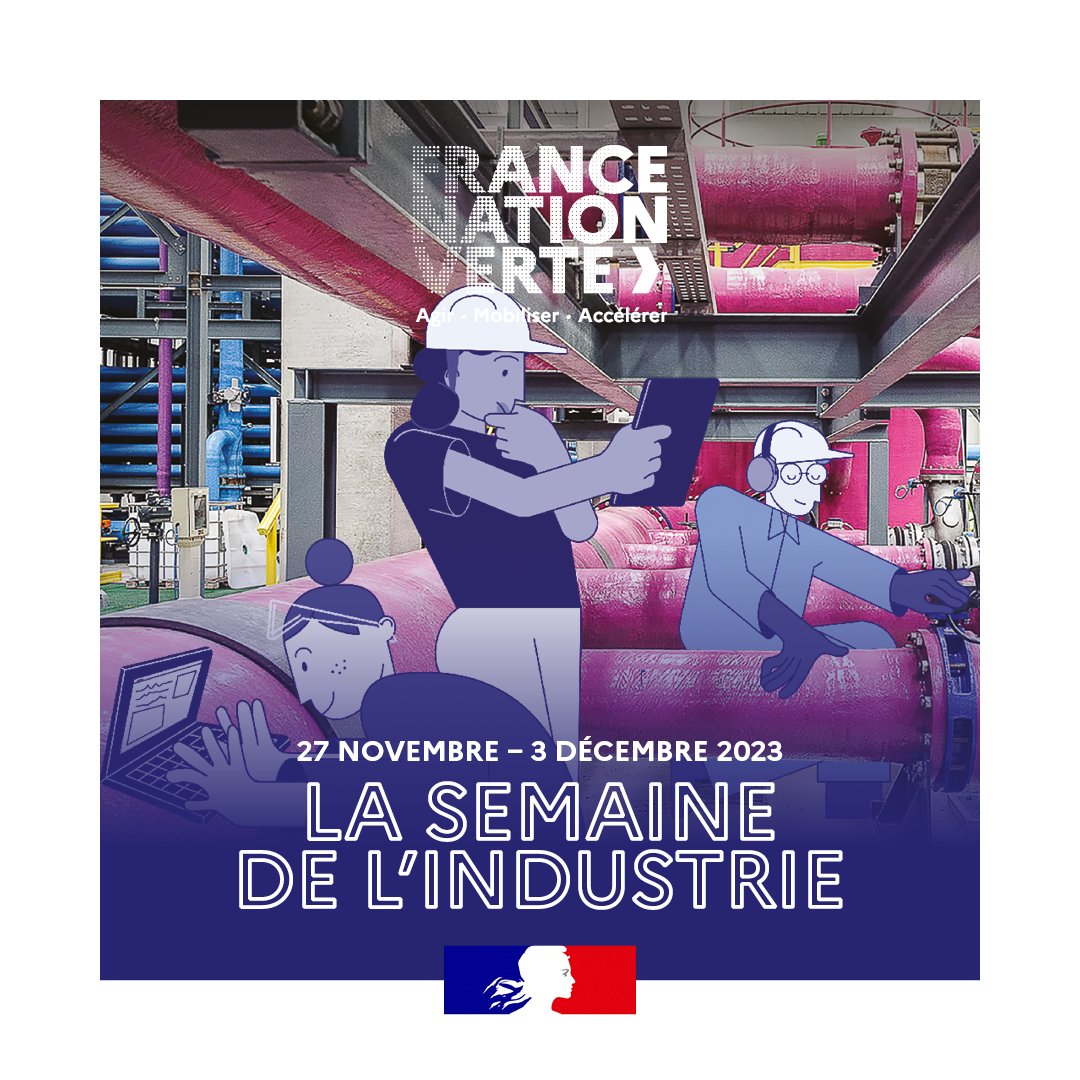 [DECOUVERTE] A l'occasion de la semaine de l'industrie du 27 nov au 02 déc, prenez connaissance des évènements organisés par le  Pôle emploi Sète sur mesevenementsemploi.pole-emploi.fr
📷Visites d'entreprise
📷Découverte secteur
📷Informations sur les métiers et les formations
