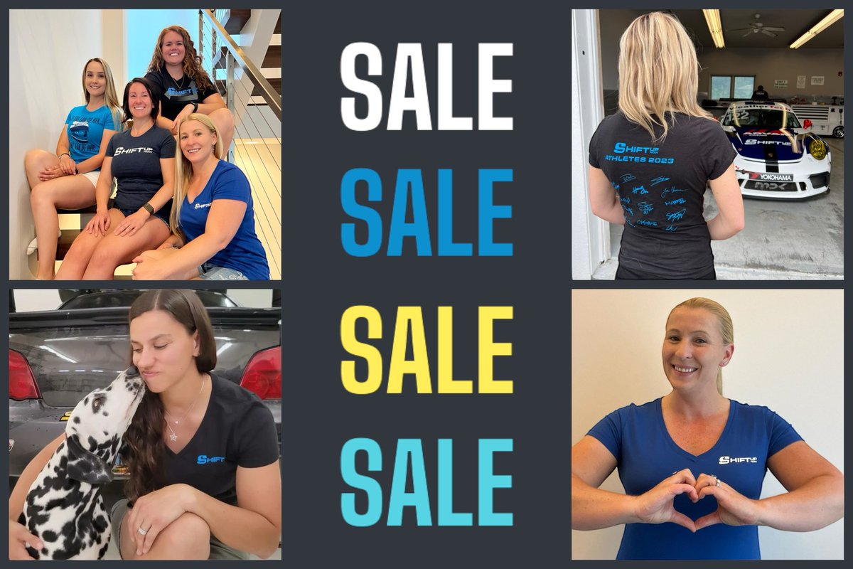 #BlackFriday SALE on all in stock #ShiftUpNow merch excluding the @AshleyFreiberg Championship T-shirt! SHOP NOW: styledaesthetic.com/collections/sh… Ps - here’s the Ashley T-shirt link again too! 😉 styledaesthetic.com/collections/sh… #ShiftUpNow #ShopOurStore