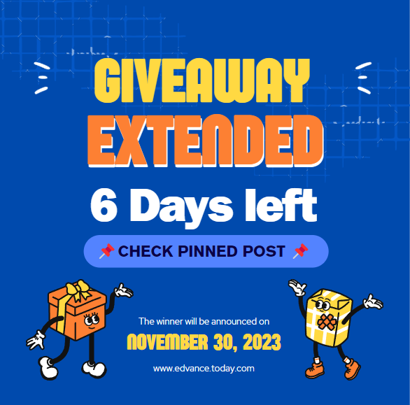 edvance_today's tweet photo. 6 More days left to participate 🚨 https://t.co/rla2RSAtN6
