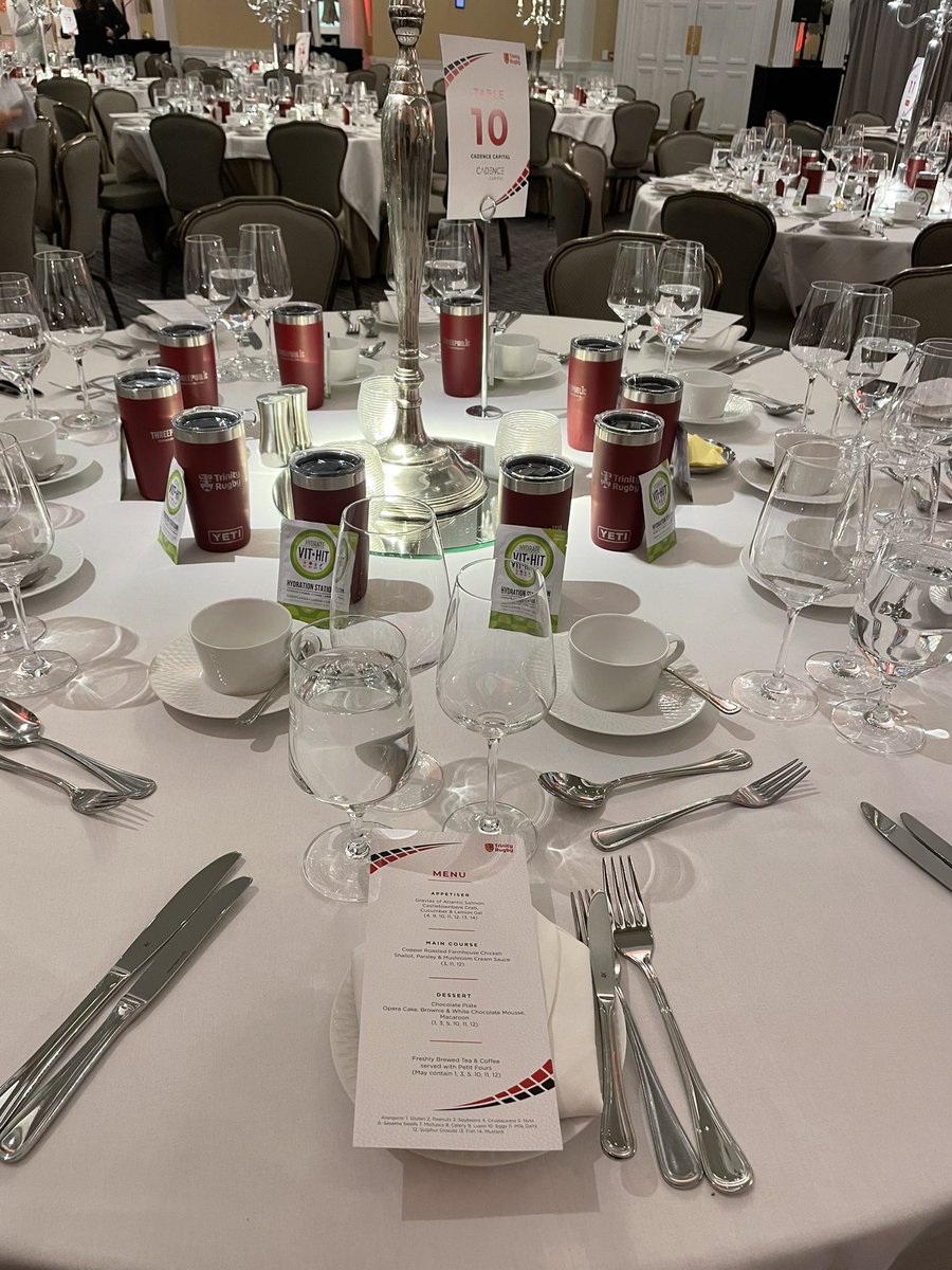 jgbni's tweet photo. Everything ready for the “Dublin University Football Club Business Lunch”#UniqueUniversityRugbyExperience #AddingtoWhatsGoneBefore #Shelbourne #ClubforLife https://t.co/H4NFwXw3gr