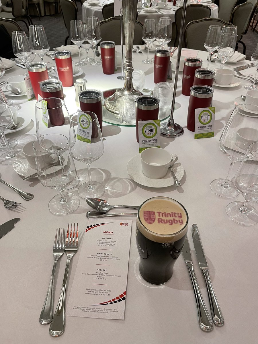 jgbni's tweet photo. Everything ready for the “Dublin University Football Club Business Lunch”#UniqueUniversityRugbyExperience #AddingtoWhatsGoneBefore #Shelbourne #ClubforLife https://t.co/H4NFwXw3gr