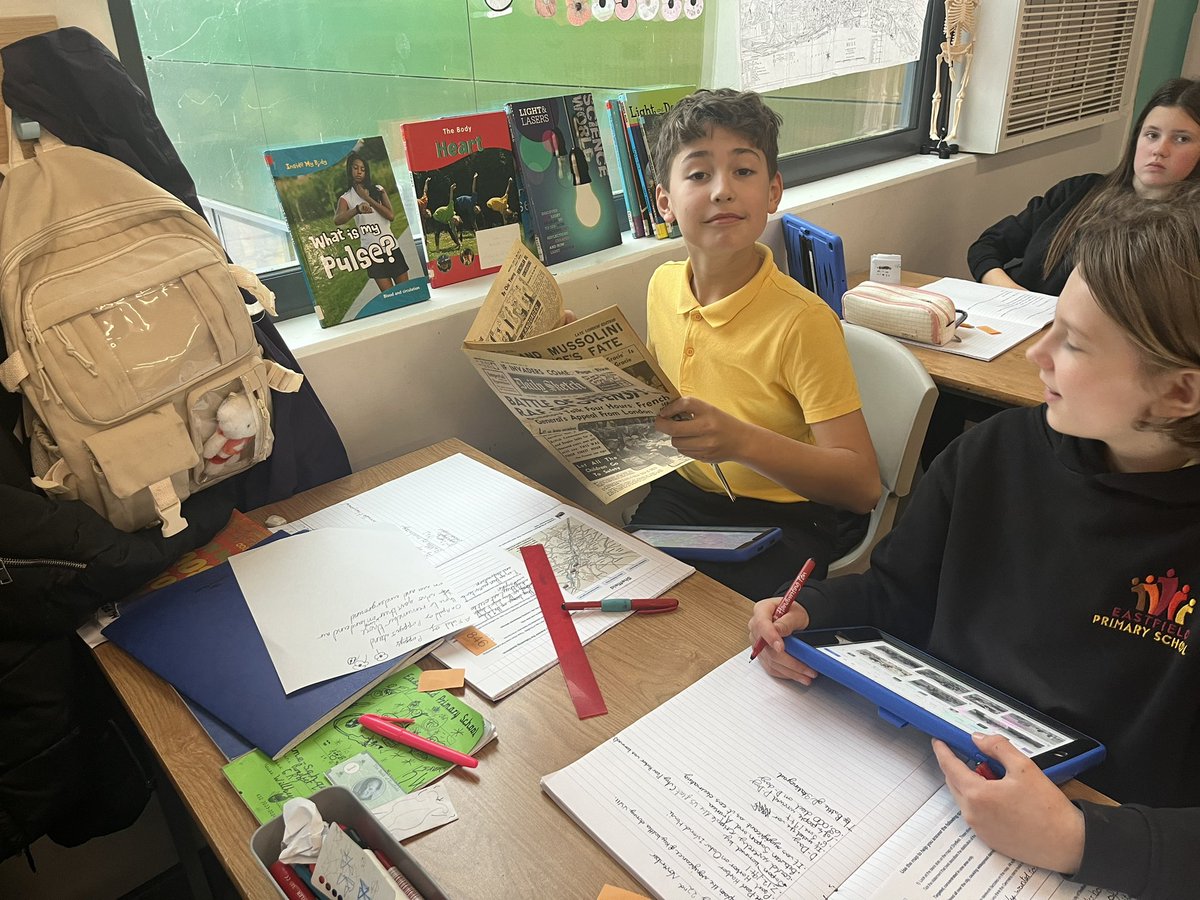 EastfieldPSHull's tweet photo. 6RT furthered their understanding of life on the Homefront right here in Hull. They began researching the Battle of Britain and looked at maps to identify where bombs were dropped in the local area during The Blitz. #epshistory #epsgeography https://t.co/BVIGGtv73L