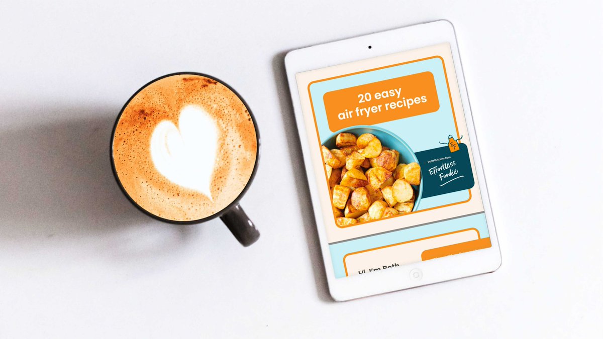 Massive Black Friday deal! My Air Fryer Recipe eBook is 50% off until next Friday with code OFF50! 20 quick and easy recipes from snacks to mains to sides - all designed for the air fryer. Get your copy at the low price of just £1.50  -> small-sky-829.myflodesk.com