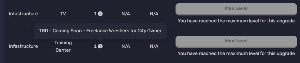 ok I just finished upgrading my the #woogame land infrastructure, I don't want to wait till @WrestOrgOnline launches the game. I am building my #play2earn assets