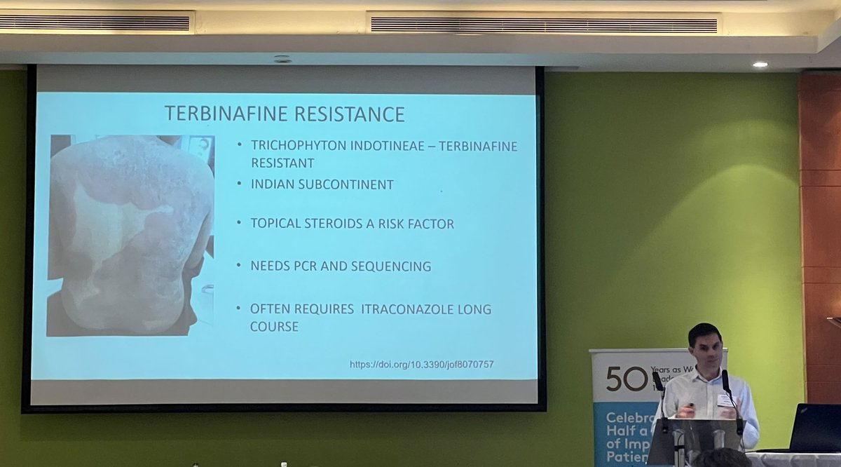 Neil Stone, consultant mycologist: University College London, presented on 'The Path of Yeast Resistance - the rise of antifungal resistance – a crucial topic in the world of microbiology  
Really well received !#AntifungalResistance #AMR #antifungal