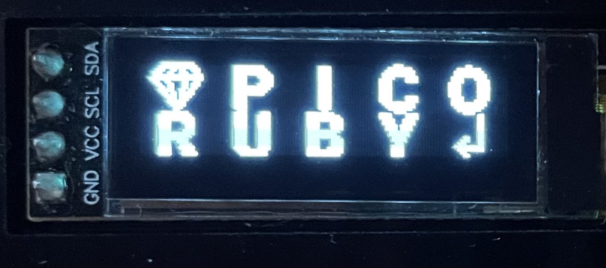 DRB_lab's tweet image. お待たせ？しました

#picoruby  #prk_firmware