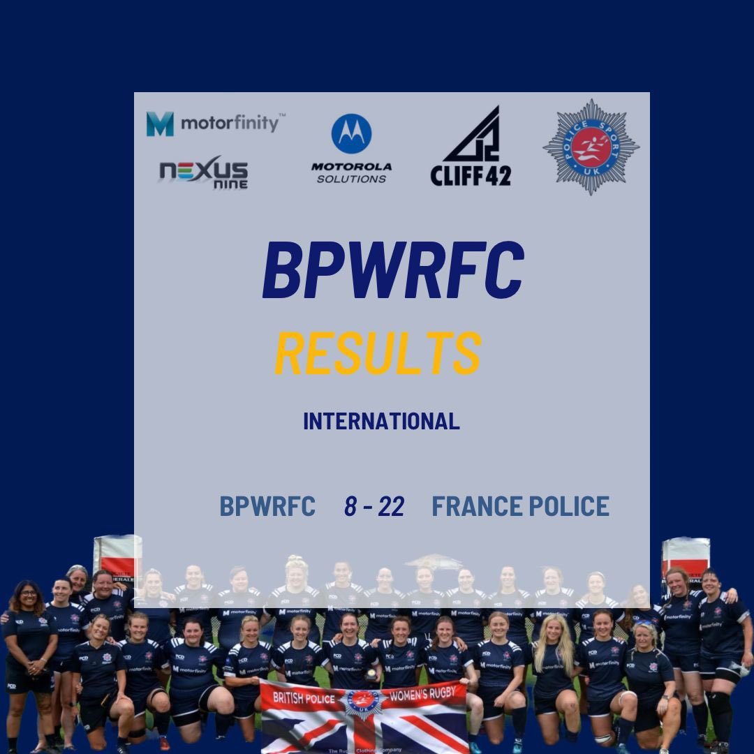 A quick round up of our 22/23 seasons results! 

#womensrugby | #bristishpolice | #policesportuk