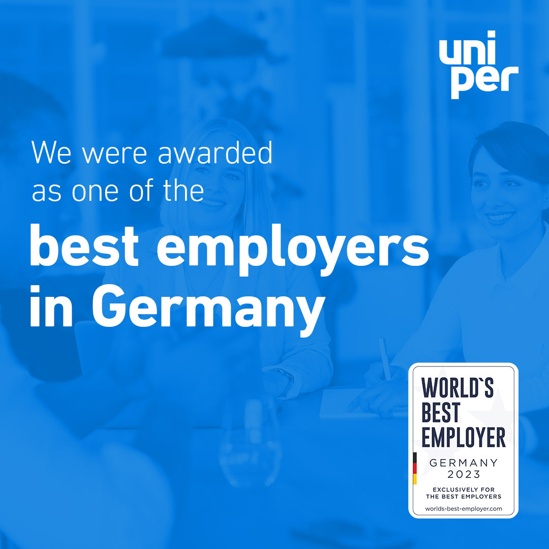 We are honored to have been named one of the best employers in Germany in the “World's Best Employers” study. You want to get to know us better? Take a look here 👉 uniper.energy/career #EnergyEvolutionStartsWithU