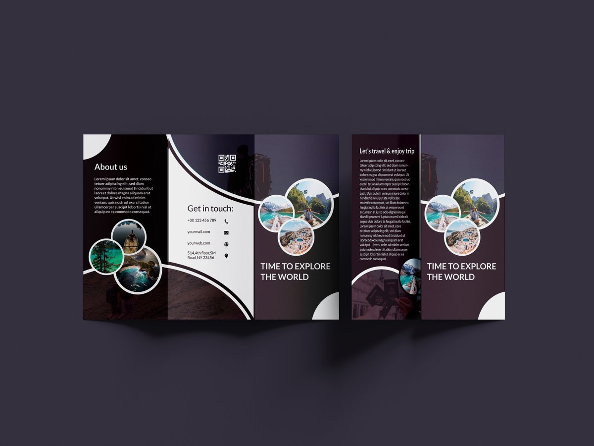CreationMaryam's tweet photo. This brochure perfect for a wide range of leisure and travel businesses like: Travel Agency, Booking Service, Travel Planner or Airlines Travel.
#Agency #bookings #brochure #fun #Holidays #journey #planner  #tickets #tour #tourism #travel #travelagency #trifold #vacation #warm https://t.co/Ns8TsL9vMC