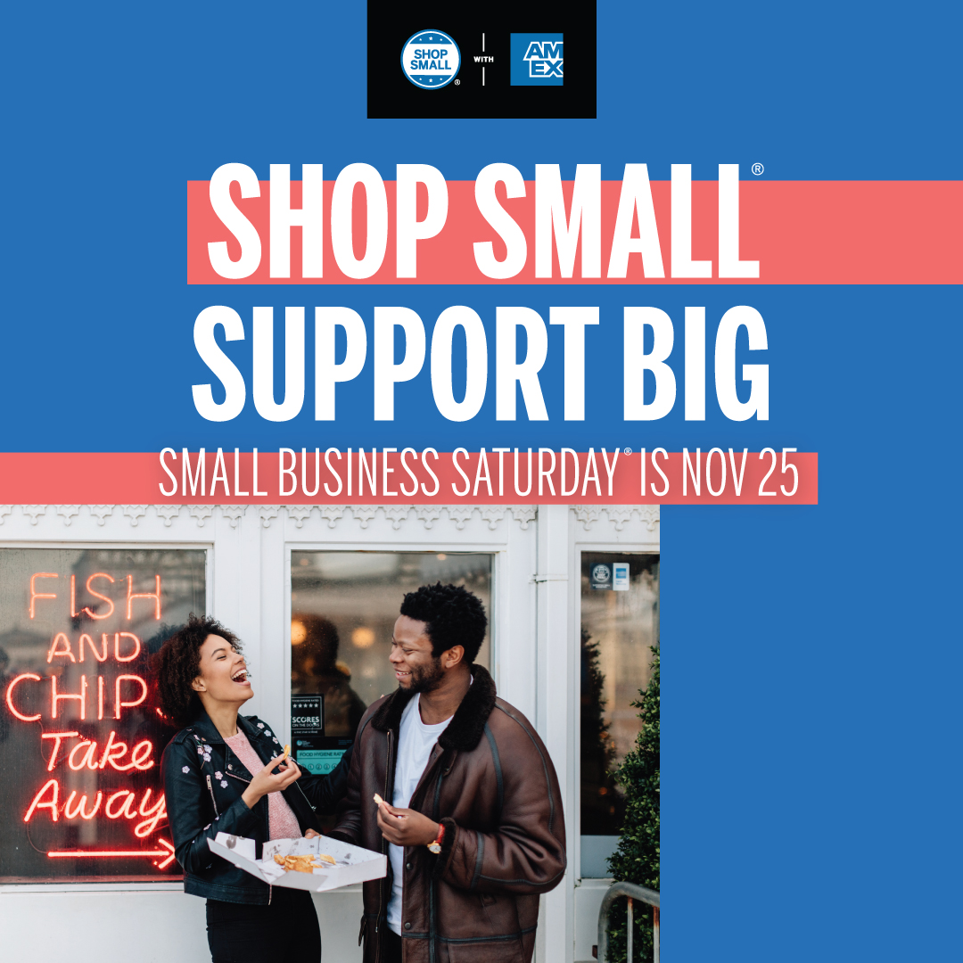 Don't forget to support our small businesses today and tomorrow! I know we can make a BIG difference!