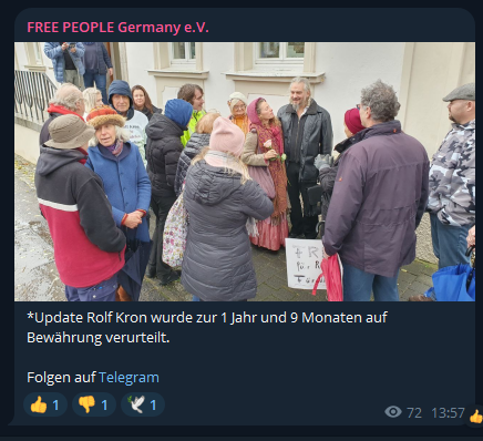MrGunniHelm's tweet image. Naja, es wäre mehr gegangen, aber so muß Scharlatan und Betrüger #Kron die Füßte still halten, sonst setz es was. Und vorbestraft ist er nun auch. Läuft mit der Corona #Aufarbeitung bei den #Querdeppen. Muhahaha!