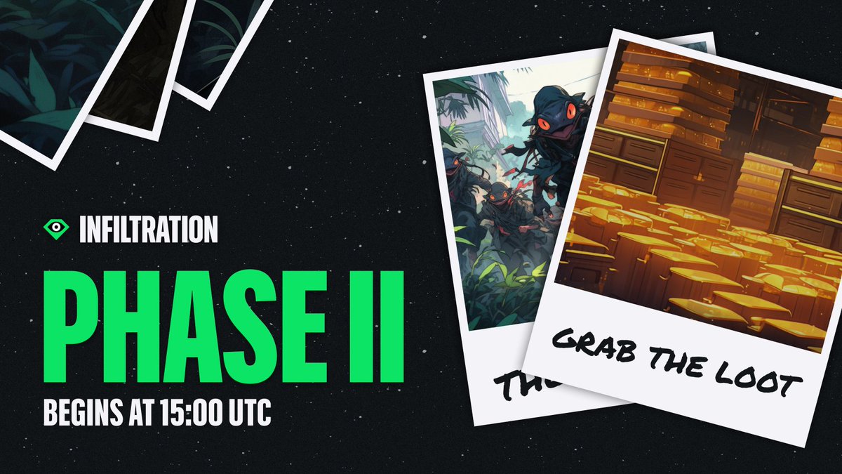 Who’s ready to bag some loot 💰 and burn some LOOKS? 🔥

Phase II of INFILTRATION begins in under two hours.

Godspeed, degens. 🫡

💡 Looking to grab some Agents under mint price? We gotchu.

looksrare.org/collections/0x…