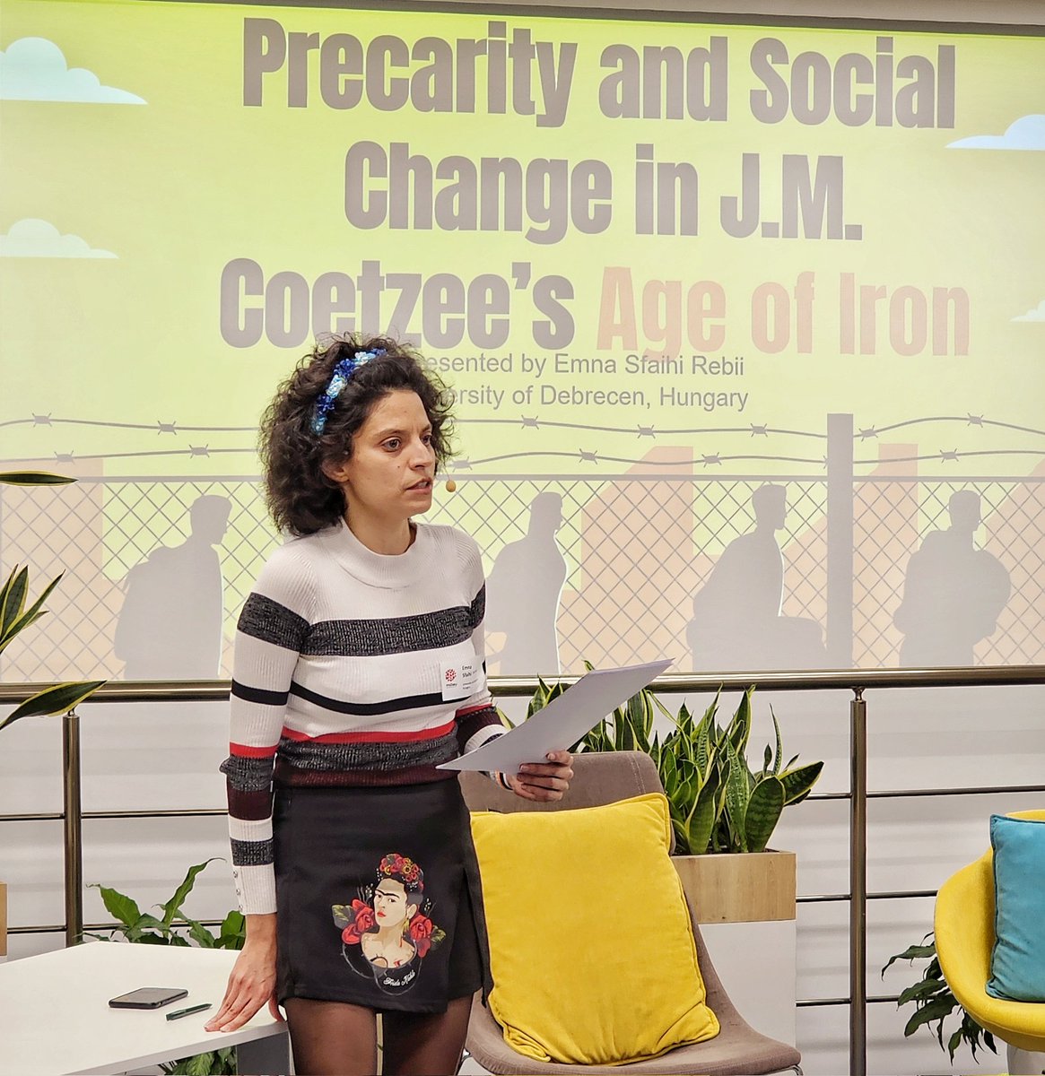H2020Milieu's tweet photo. Emna Sfaihi (University of Debrecen, Hungary) – Precarity and Social Change in Age of Iron by J.M. Coetzee https://t.co/m0NtkpT72r