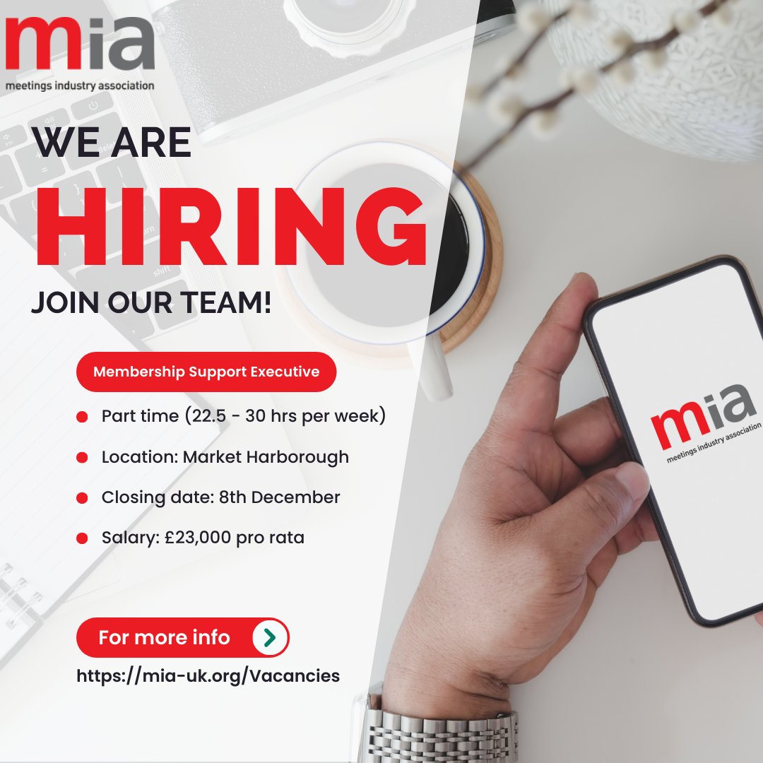We're on the lookout for a dynamic Membership Support Executive to join us part-time in Market Harborough! See the full job description and how to apply for the position here: lnkd.in/e4payzcr #JobOpportunity #JoinOurTeam #miaUK