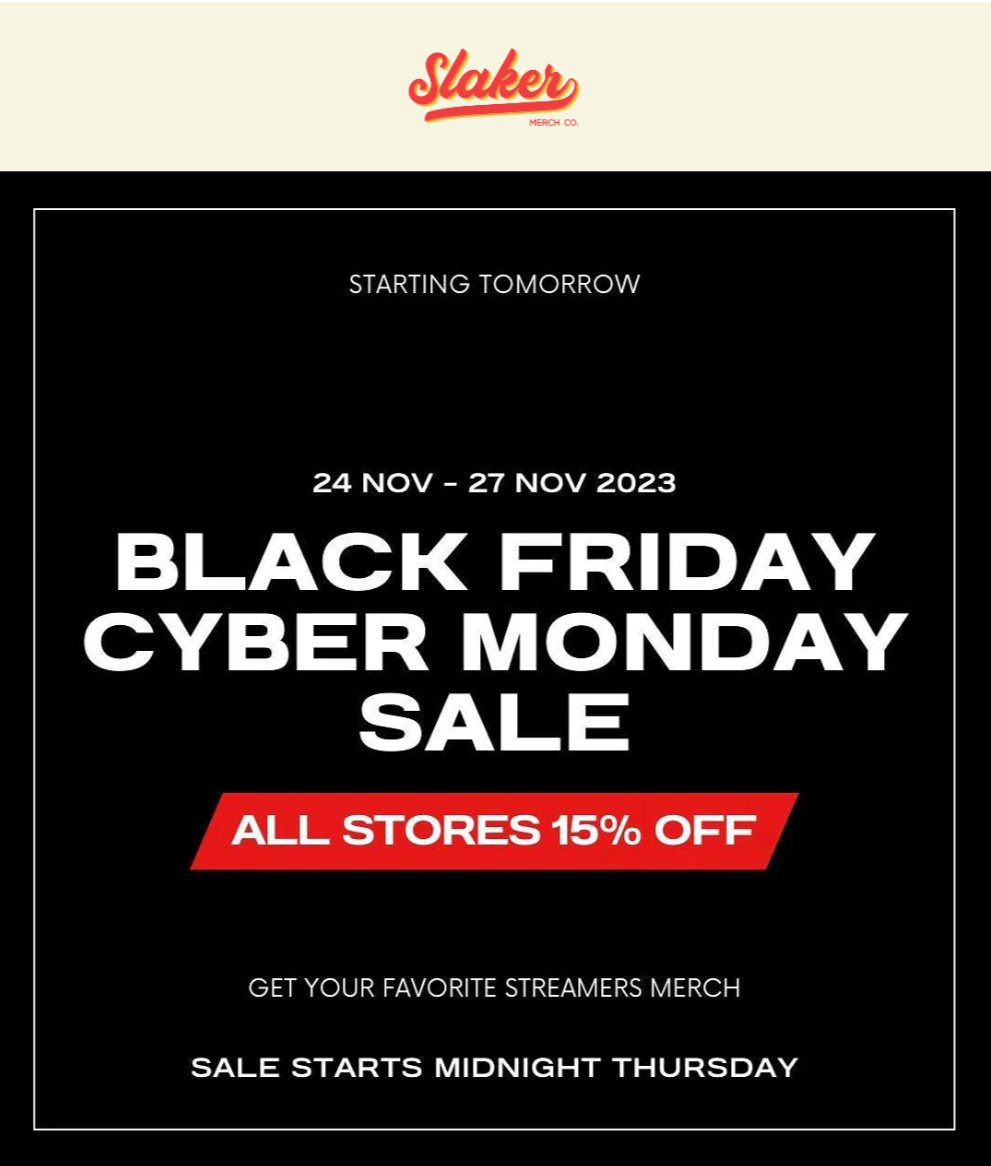 Miss_Beehave8_'s tweet photo. New merch has arrived in the Hive &amp; is 15% off Black Friday to Cyber Monday! Check out all of @SlakerMerch collaborator's merch &amp; support your favorite creator. https://t.co/ztKffVhaUg #BlackFriday #CyberMonday #MERCH #Slaker https://t.co/wvj8fk5r26