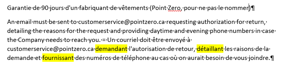 Bel exemple d'anacoluthe filée (3 fois plutôt qu'une) ou les abus de l'isomorphisme et de la mécanisation de la traduction (TAN et cie) par l'équivalence formelle