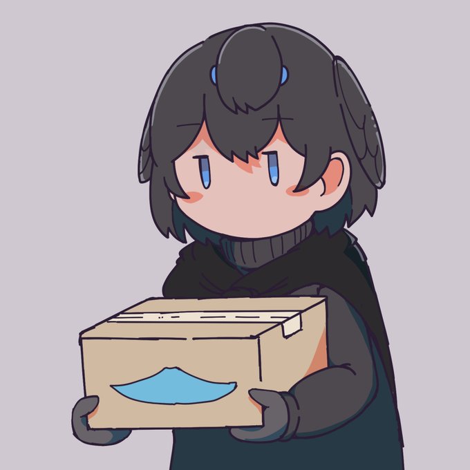 「black hair cardboard box」 illustration images(Latest)