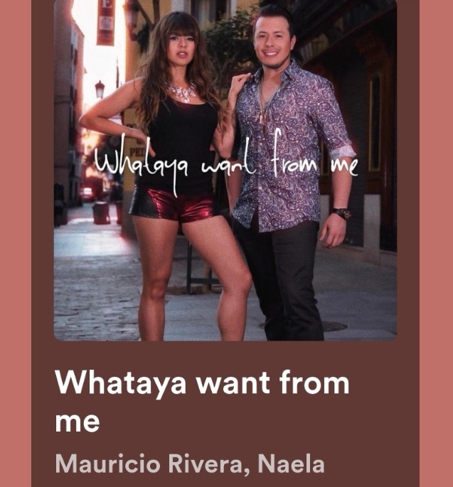 MaoRiveraCol's tweet photo. Los invitamos a escuchar #WhatayaWantFromMe de @RiveraMao y @naelamusic en @Spotify @SpotifyColombia https://t.co/7yo5uuOXll https://t.co/6HyGGouVXe