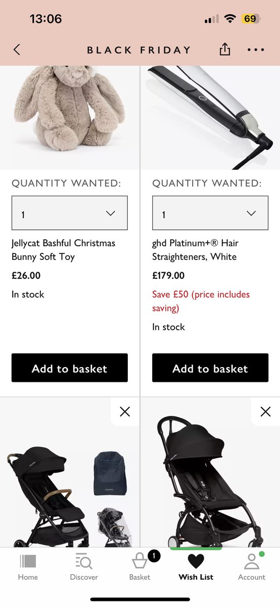 Aless_WSmith's tweet photo. @JohnLewisRetail #JLBlackFriday some things for my 5 week old and one thing for me ✨🤞🏼 https://t.co/PKBUnbWIp5