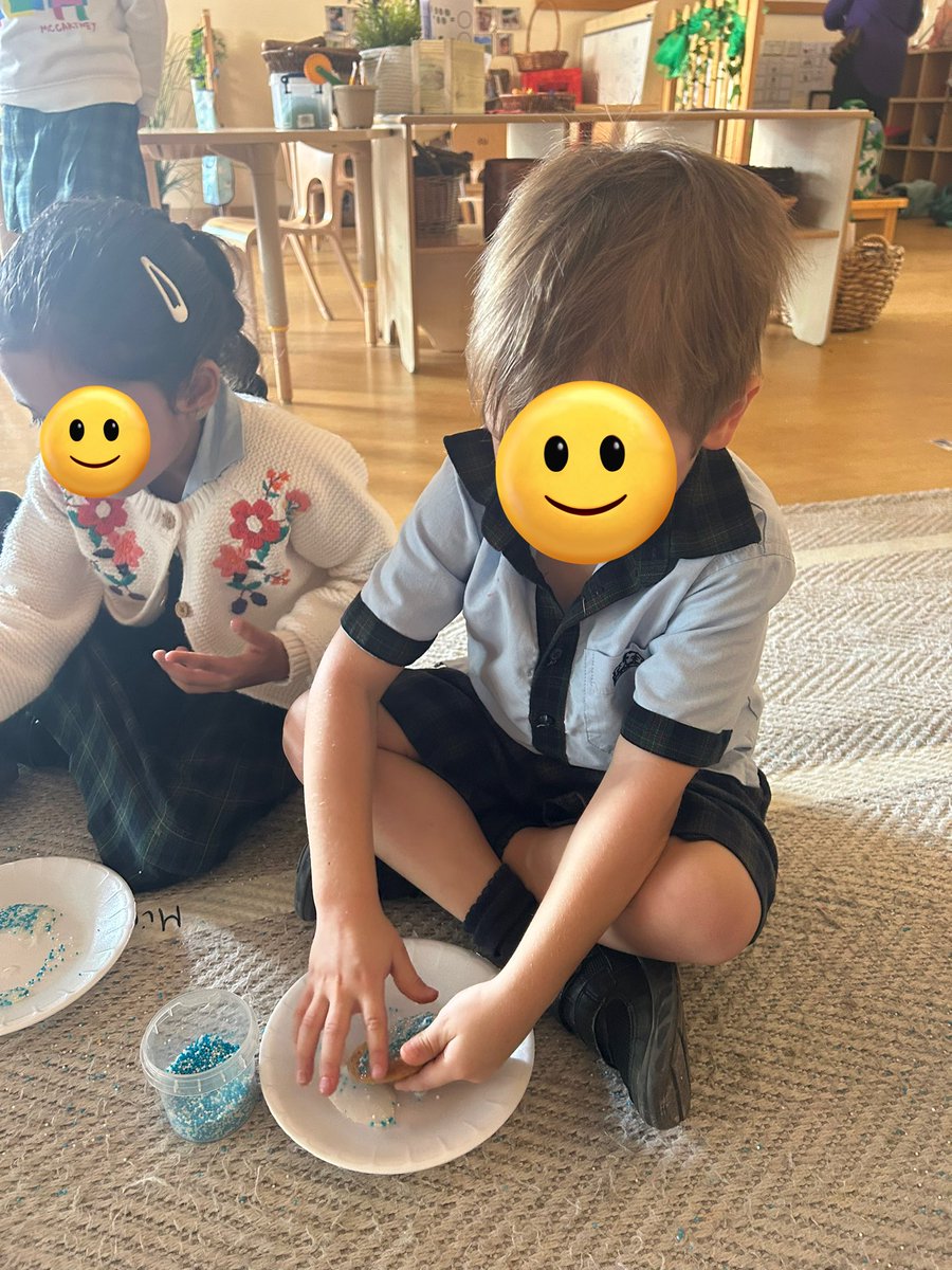 Winter has begun in FS2. Today we watched Narnia on stage! Followed by hot chocolate and decorating biscuits. We have a new role play coffee shop and snowflake writing table! ❄️✨ #winter #fs2 #busyatbarsha