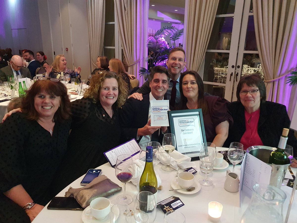 BoltonTogether's tweet photo. A wonderful evening with @BolToyLibrary at the #CYPNowAwards. A pleasure representing #IThrive partners & the fantastic support they deliver. Huge congratulations to @boltoncouncil and @greatermcr for winning the Children In Care Award. https://t.co/ThKVKLiAeT