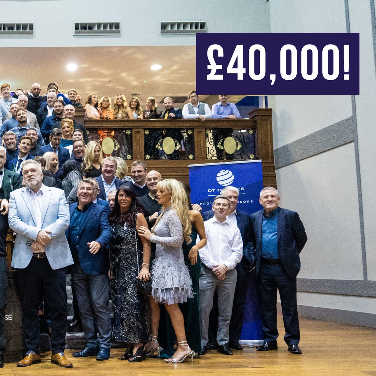 DTHughesGroup's tweet photo. A whopping £40,000 was raised for @paddythebaddy The Paddy Foundation at Friday's We Three Kings @opuseventsltd! It was a pleasure to be the main sponsor of this event, amongst many other brilliant contractors supporting the cause. 

A great evening, for a truly worthy cause 👏 https://t.co/qlWK9pT0yL