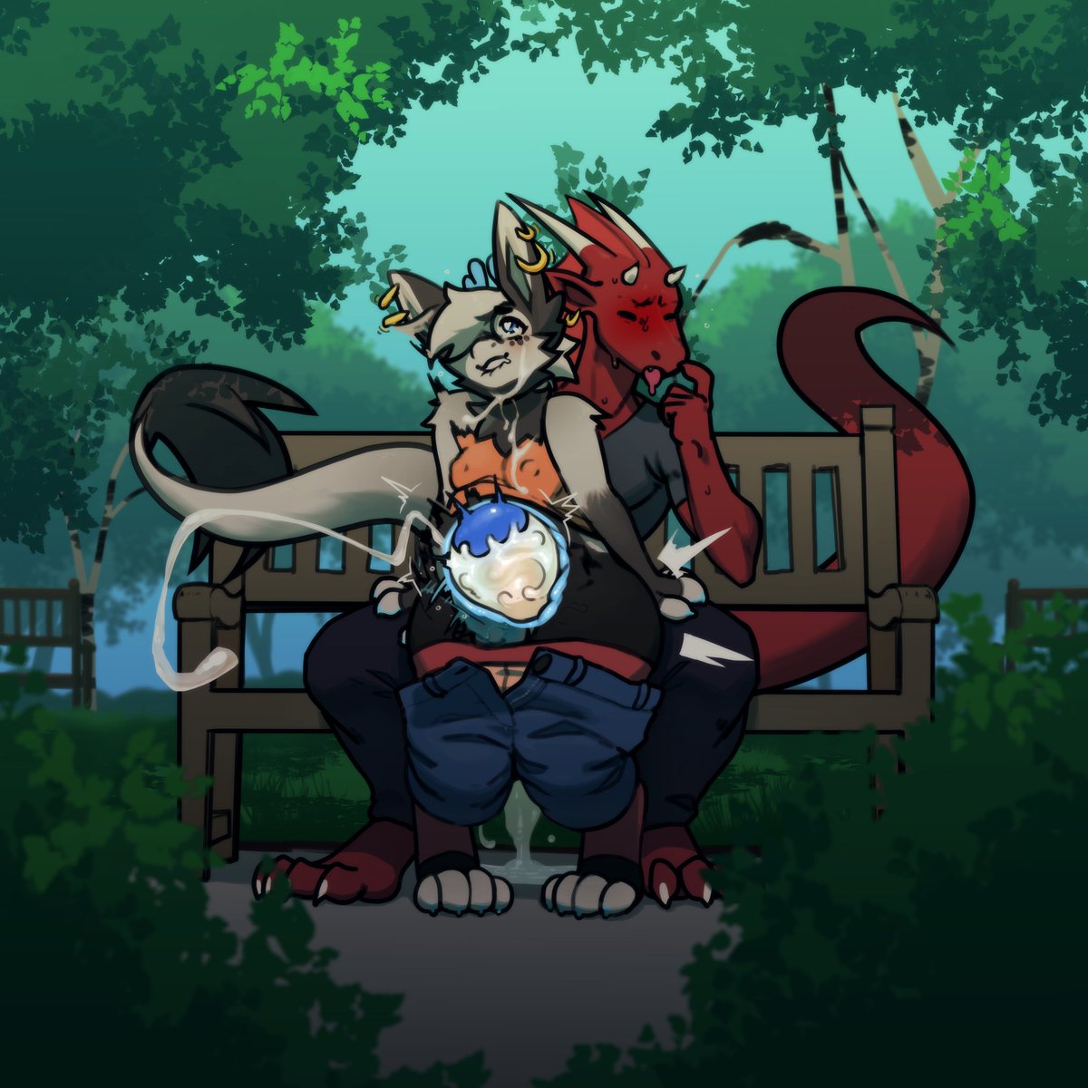 "When she gets horny but cant wait long enough to get home.. hopefully no one saw"

Thank you <a href="/ImCamih/">camih.bsky.social🔞</a> for the wonderful art!
<a href="/lad_of_unknown/">lad of unknow unit</a>