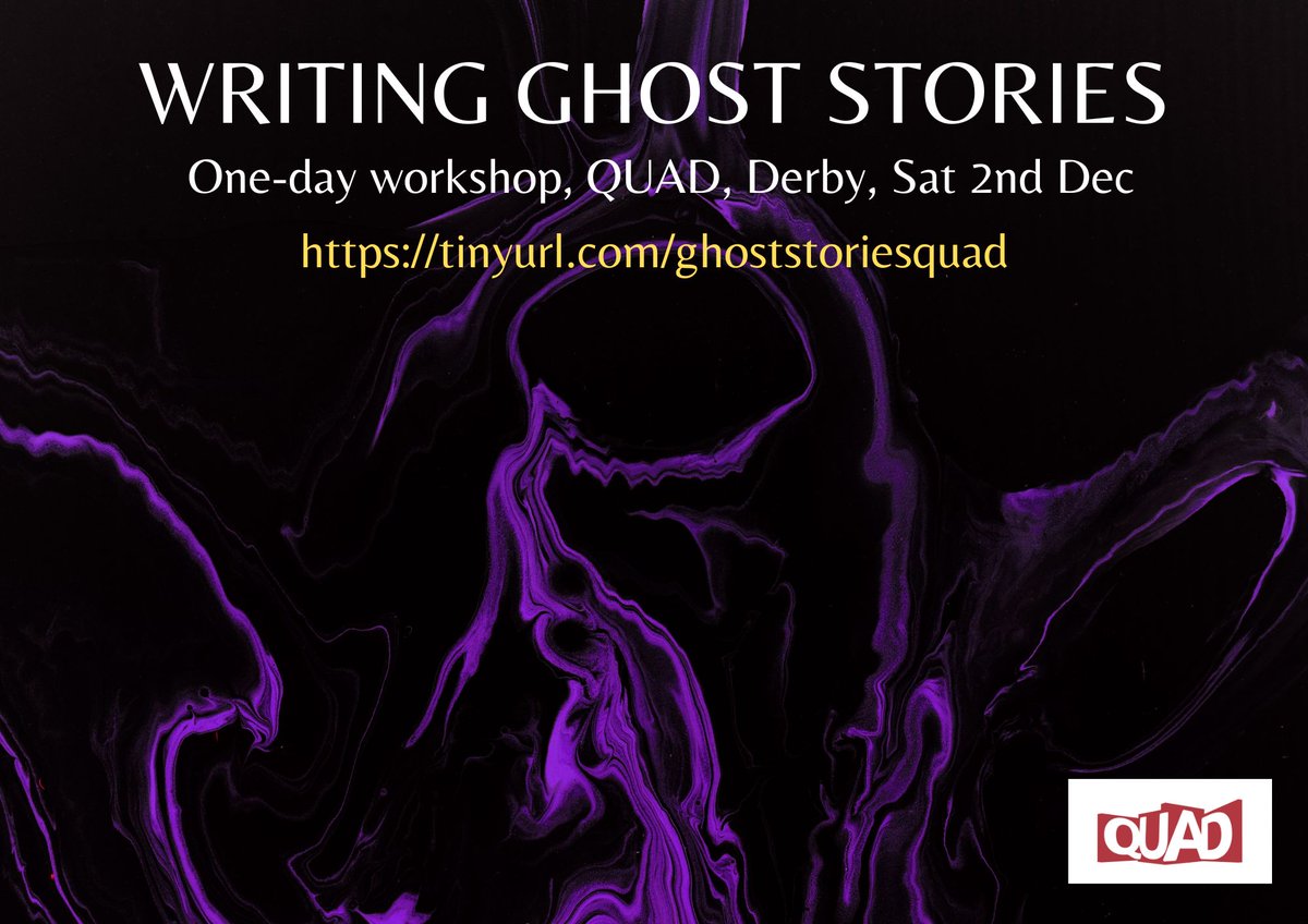 One week to go until my day on ghost stories runs at @derbyquad - can't wait for this one! derbyquad.co.uk/events/writing… @derbyshire_live @BBCDerby @DerbyCC @DerbyCQ @DerbyLIVE @promderby2 @derbyshireprom1 @derbypromo @DerbyWhatsOn @DerbyEvents @WhatsOnDerby @VisitDerby