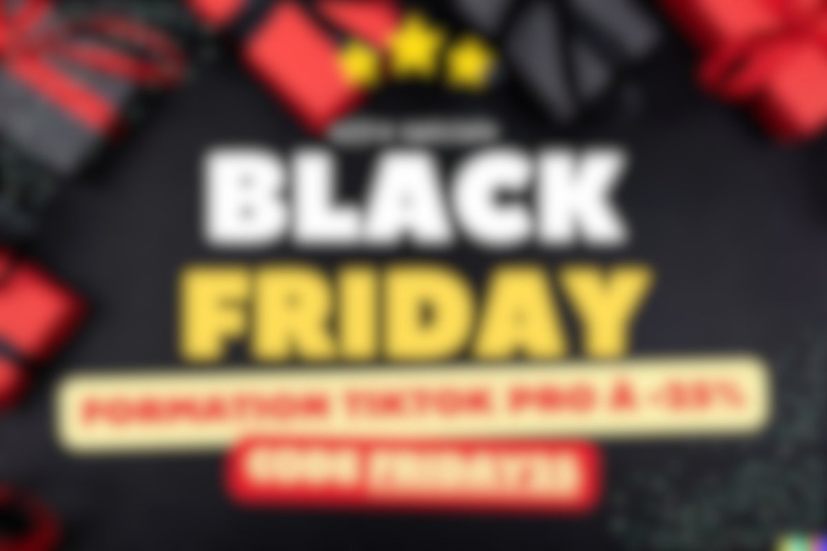 C’est le Black Friday !

Comme annoncé, j’offre un code promo exceptionnel sur TikTokPro,

Il n’y a que 10 places !

RT Like et commente : « promo » pour le recevoir. 👇