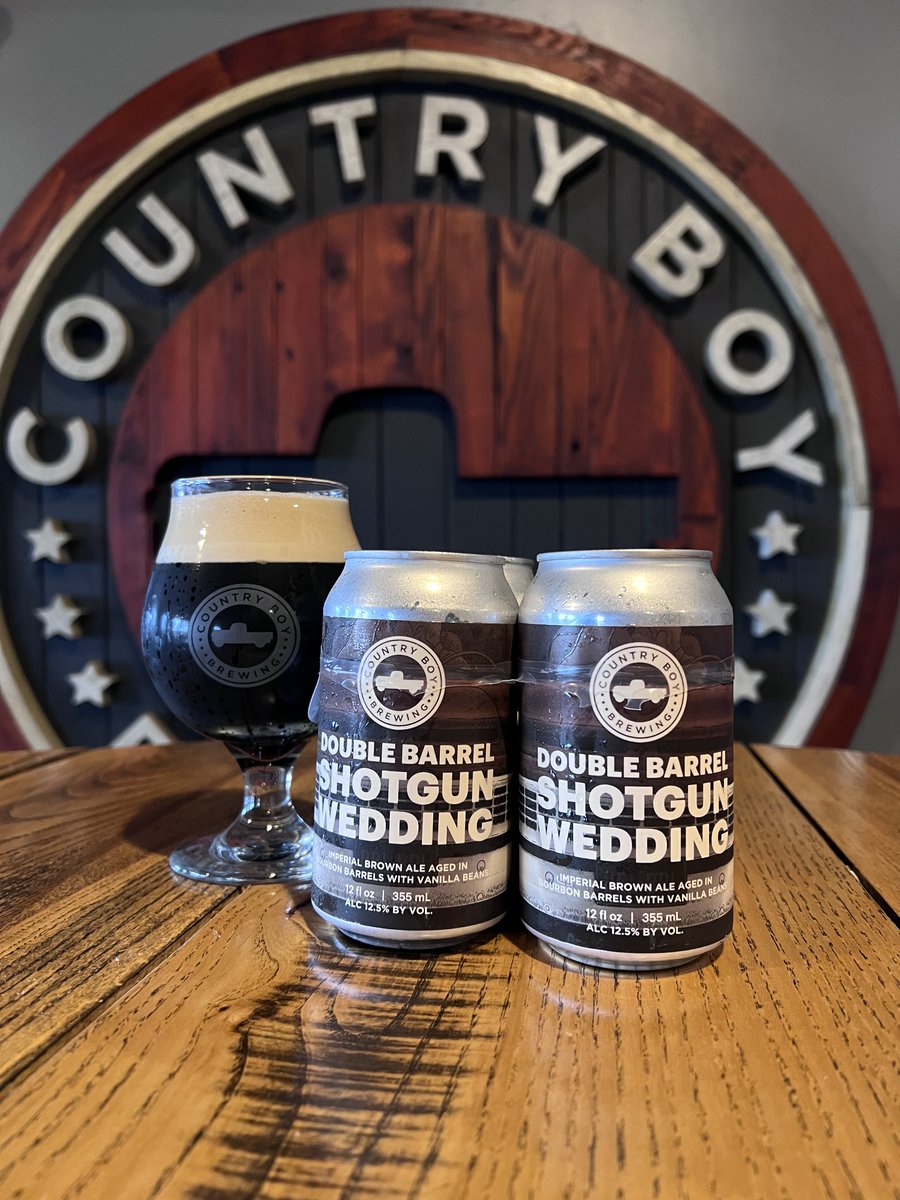 Aged in KY Bourbon Barrels, Double Barrel Shotgun Wedding is turned up to 12.5% this year. Brewed with real vanilla, this Imperial Brown Ale delivers the amped up flavors of coffee, chocolate, vanilla and of course KY Bourbon. 11AM Today, 20% off all CBB Merch for Black Friday!