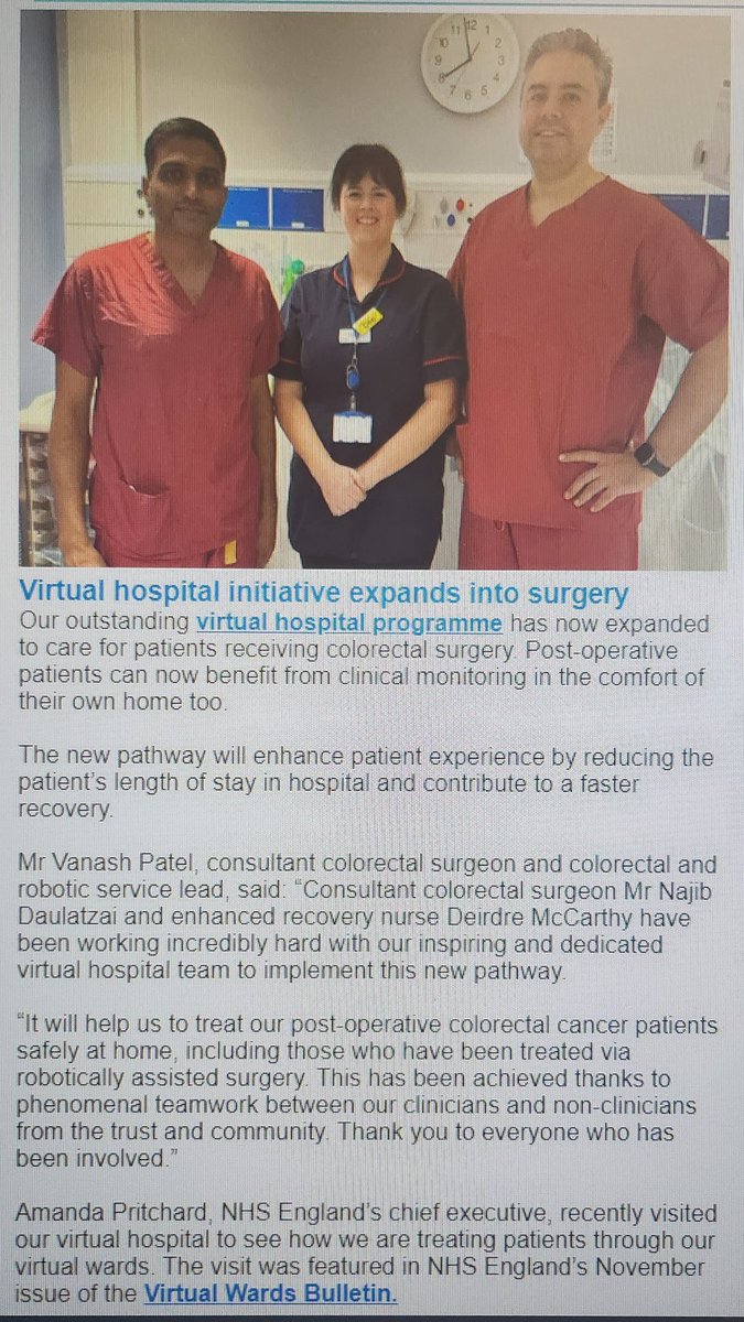VH team is beyond excited to embark on this incredible journey with the colorectal team!Together, we will revolutionize the field and make a lasting impact.The possibilities are endless. Let's rock this journey and create remarkable breakthroughs🤘
#roboticssurgery #virtualwards