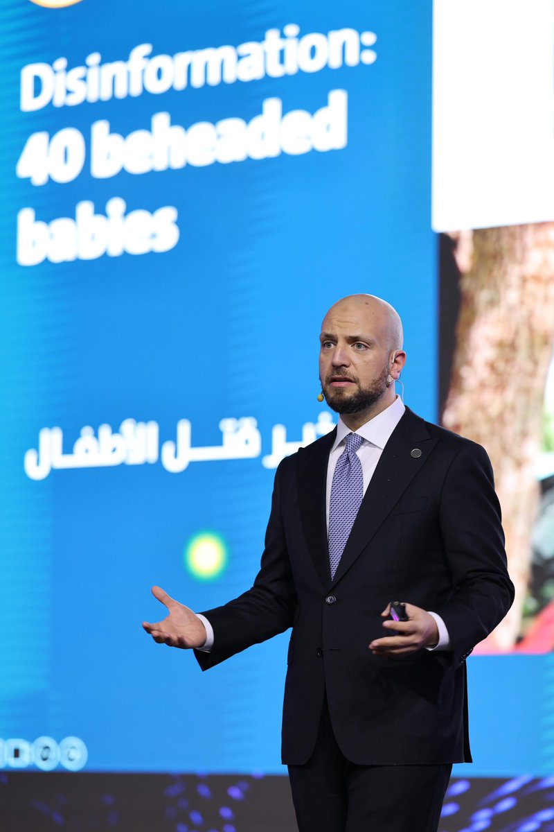 StratcomSummit's tweet photo. 📌Thank you for an enlightening talk by our distinguished speaker, Minister Walid Ammar ELLAFI (@walid_libya), who discussed the critical role of official communication tools in the ongoing combat against disinformation.

🔈  “We live in the era of communication and truth is still most powerful thing that will ultimately prevail.”

#StratcomSummit2023