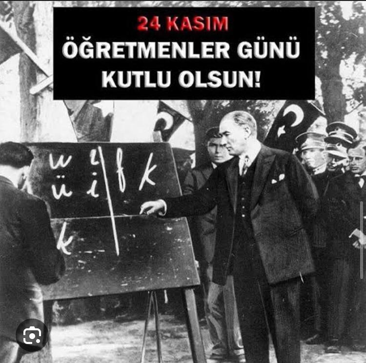 Başta başöğretmenimiz Mustafa Kemal Atatürk olmak üzere; hayatını öğrencilerine vakfetmiş rahmetli babam ve tüm öğretmenlerimizin Öğretmenler Günü'nü kutluyorum.  #24KasımÖğretmenlerGünü