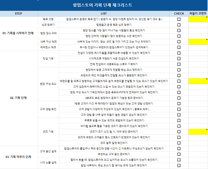 팝업스토어하는 브랜드는 많은데, 이런 팝업이 어떤 과정을 거쳐서 나오는지는 생각해 보지 않았던 거 같다. 공간 하나를 만드는 데 얼마나 많은 고민을 하는지 느낄 수 있었던 콘텐츠 공유. 팝업을 준비하는 마케터에게 도움 되는 체크리스트도 좋다
publy.app.link/SvXfj10lZEb