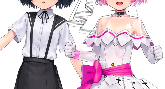 新ヒロインの変身前後のデザインです!
諸事情により全体図はミスキーにて! 