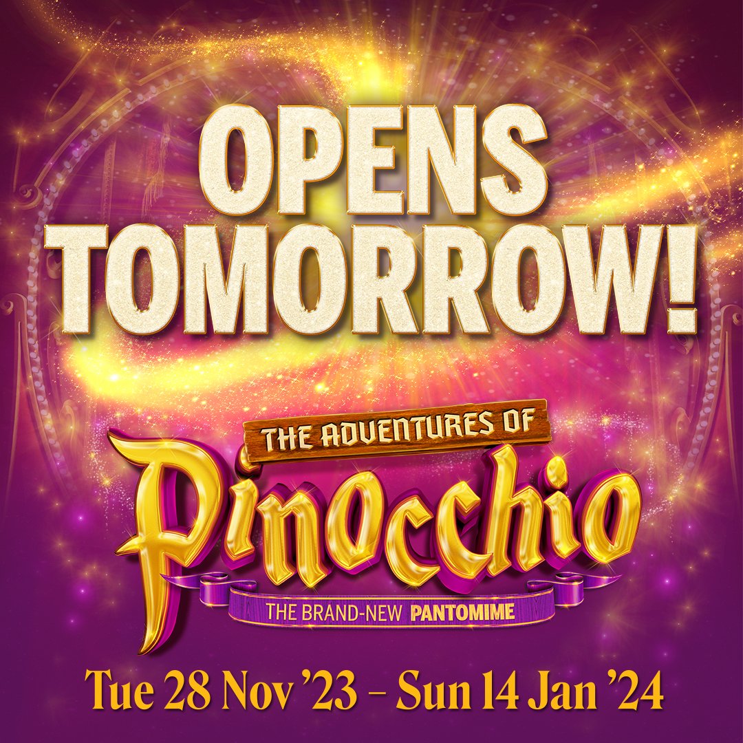 TheatreRoyalNew's tweet photo. Just 1 more day everyone, Pinocchio opens tomorrow👃💚

📅Tue 28 Nov–Sun 14 Jan 
ℹAccessible perfs available 
🎟 https://t.co/LqlZE5mZbr 
🎭 @XRoads_Live @DannyAdams007 @joemcelderry91 @ameliawalker__ @kyloo88 @Berrimandawson @MrPotts @MHARRISON_ENT
@smiddletonsound @bcracknell https://t.co/yihGNbCvZD