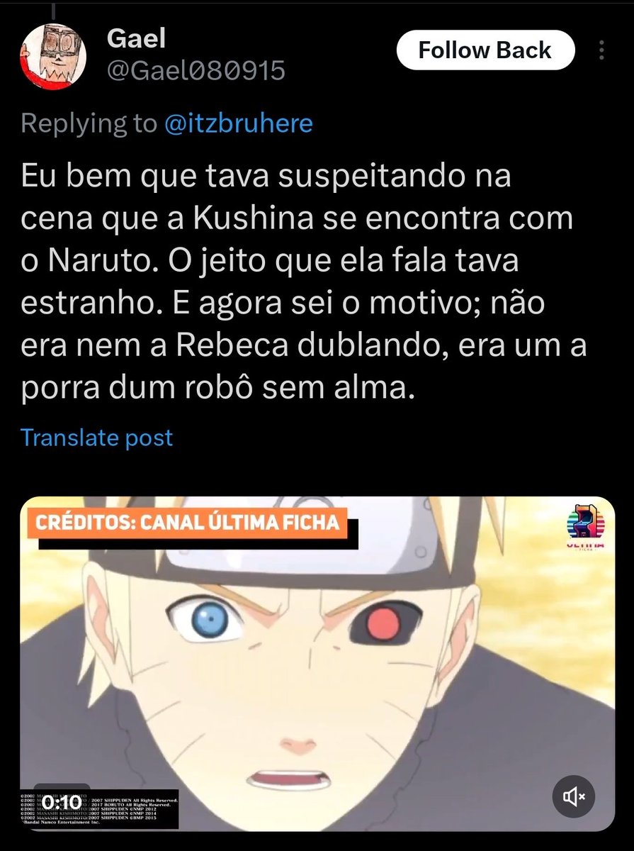 NARUTO SHIPPUDEN DUBLADO - URSULA BEZERRA FALOU QUE VOLTOU A DUBLAR O NARUTO?!  