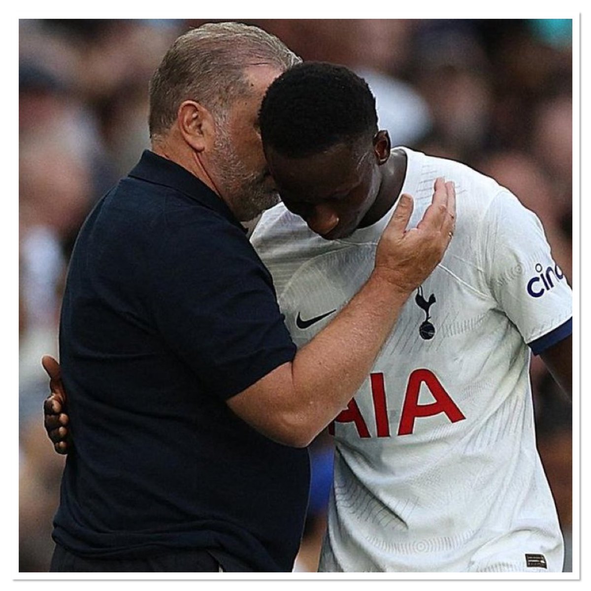 🚨𝐋𝐀𝐓𝐄𝐒𝐓 | Ange Postecoglou 🔛 Pape Matar Sarr: 🗣️'Checking with [Pape Matar] Sarr, who has an issue. See how he is tomorrow, he didn’t train today.' 🗞️[@TheAthleticFC] #THFC | #COYS | #TOTTENHAM
